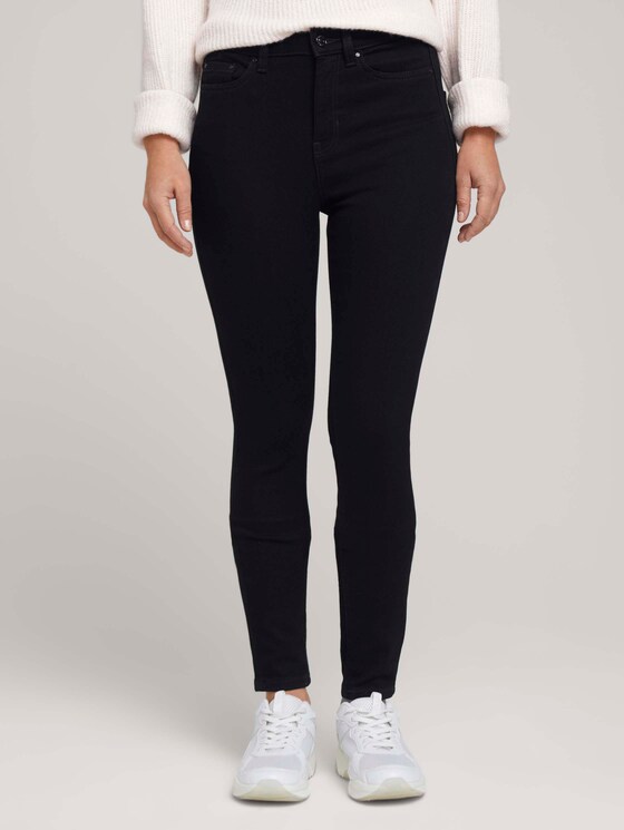 Janna extra skinny jeans made with organic cotton - Women - used dark stone black denim Janna extra skinny jeans made with organic cotton - Women - used dark stone black denim - 1 - TOM TAILOR Denim