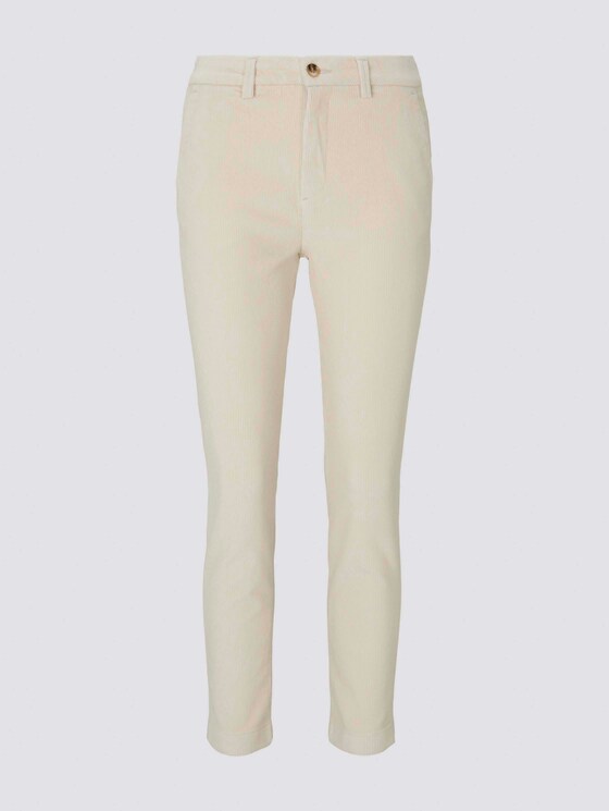 Zigarettenhose aus Cord - Frauen - soft creme beige Zigarettenhose aus Cord - Frauen - soft creme beige - 7 - TOM TAILOR Denim