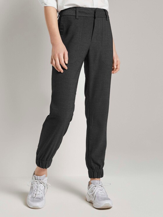 Melange Jogger Broeken - Vrouwen - Shale Grey Melange Melange Jogger Broeken - Vrouwen - Shale Grey Melange - 1 - TOM TAILOR Denim