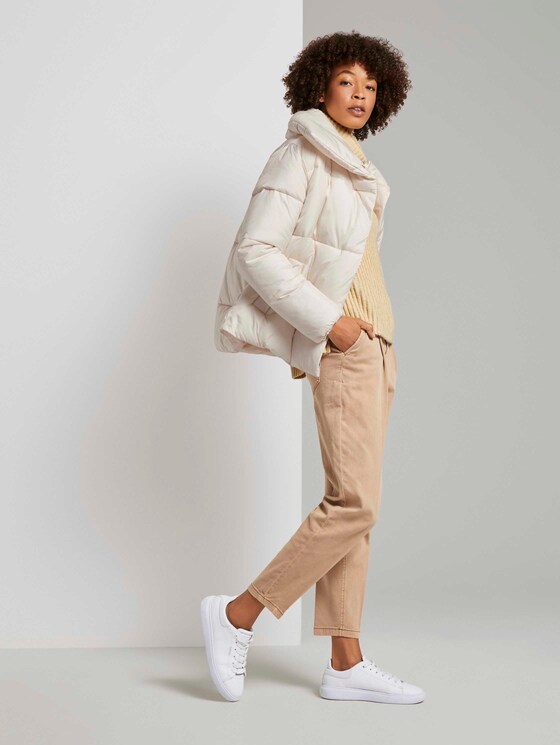 Moderner Rollkragenpullover - Frauen - light soft sand Moderner Rollkragenpullover - Frauen - light soft sand - 3 - Mine to five