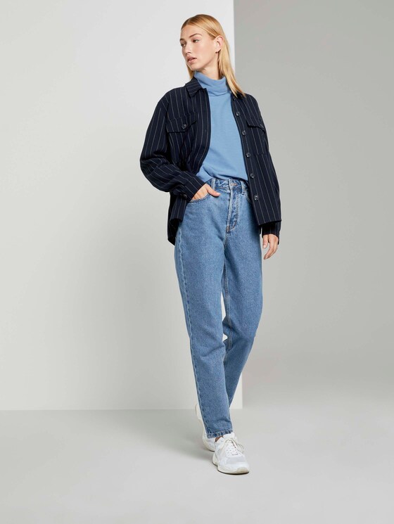 Rollkragen-Sweatshirt - Frauen - Summer Blue Rollkragen-Sweatshirt - Frauen - Summer Blue - 3 - TOM TAILOR Denim