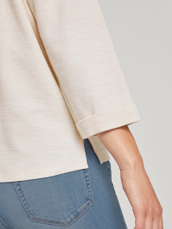 Rollkragen-Sweatshirt - Frauen - soft creme beige Rollkragen-Sweatshirt - Frauen - soft creme beige - 10 - TOM TAILOR Denim