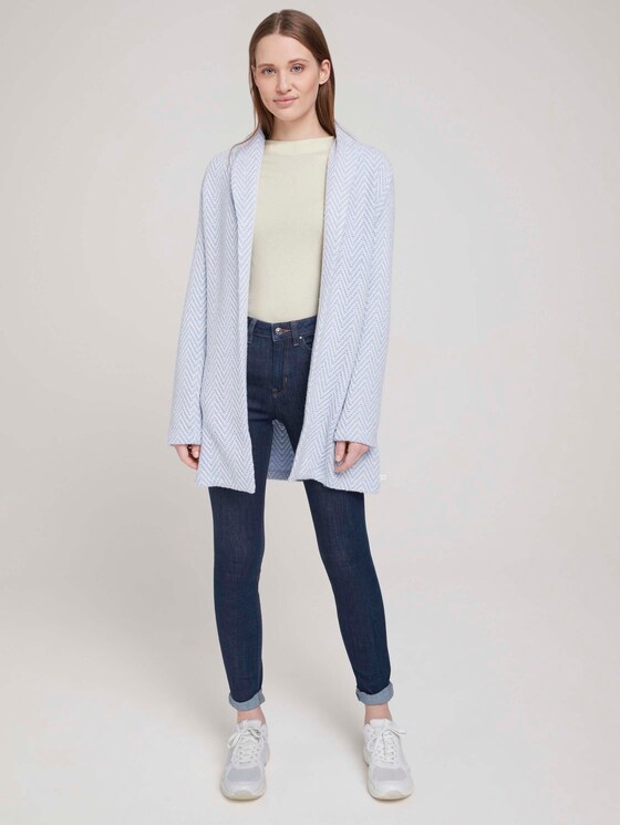 Langarmshirt mit kurzem Stehkragen - Frauen - soft creme beige Langarmshirt mit kurzem Stehkragen - Frauen - soft creme beige - 3 - TOM TAILOR Denim