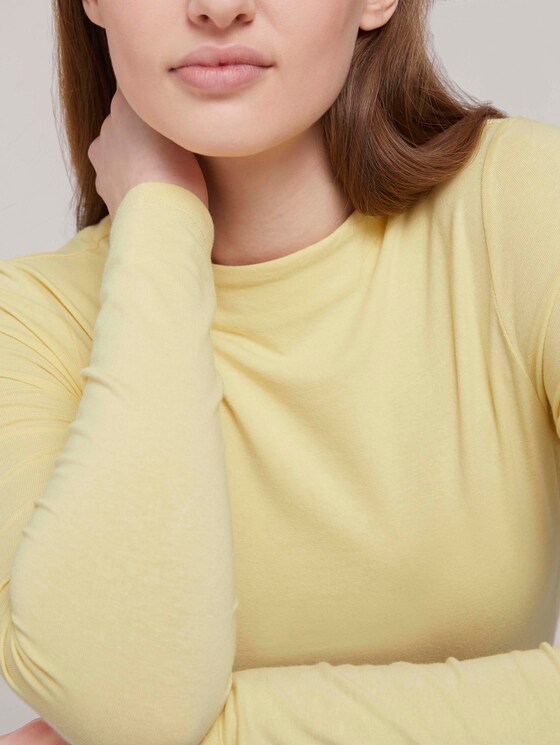 Langarmshirt - Frauen - soft yellow Langarmshirt - Frauen - soft yellow - 9 - TOM TAILOR Denim
