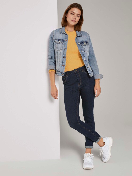Langarmshirt mit Stehkragen - Frauen - Indian Spice Yellow Langarmshirt mit Stehkragen - Frauen - Indian Spice Yellow - 3 - TOM TAILOR Denim