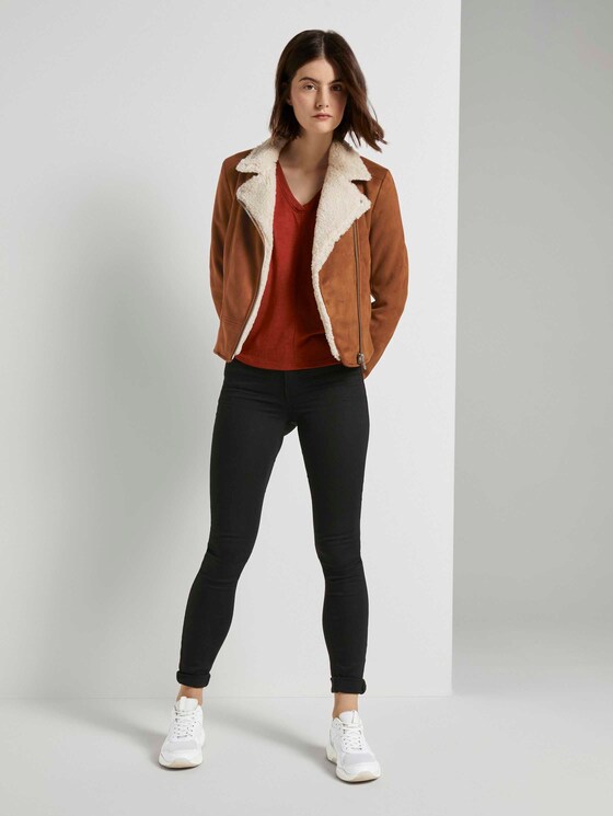Bat Mouwen Overhemd - Vrouwen - Rust Orange Bat Mouwen Overhemd - Vrouwen - Rust Orange - 3 - TOM TAILOR Denim