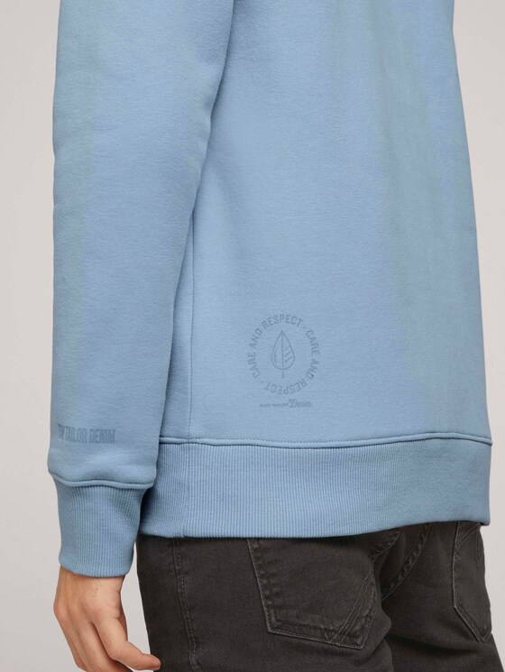 Basic Hoodie - Männer - Light Blue Indigo Basic Hoodie - Männer - Light Blue Indigo - 10 - TOM TAILOR Denim