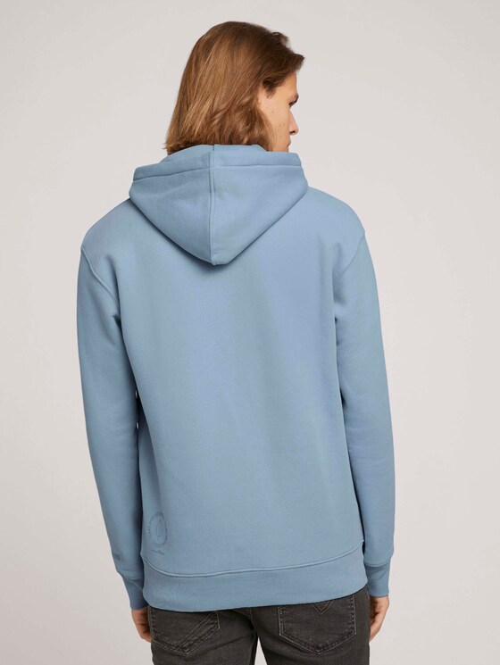 Basic Hoodie - Männer - Light Blue Indigo Basic Hoodie - Männer - Light Blue Indigo - 2 - TOM TAILOR Denim