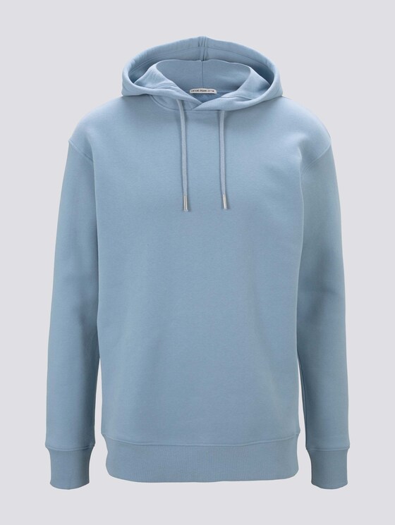 Basic Hoodie - Männer - Light Blue Indigo Basic Hoodie - Männer - Light Blue Indigo - 7 - TOM TAILOR Denim