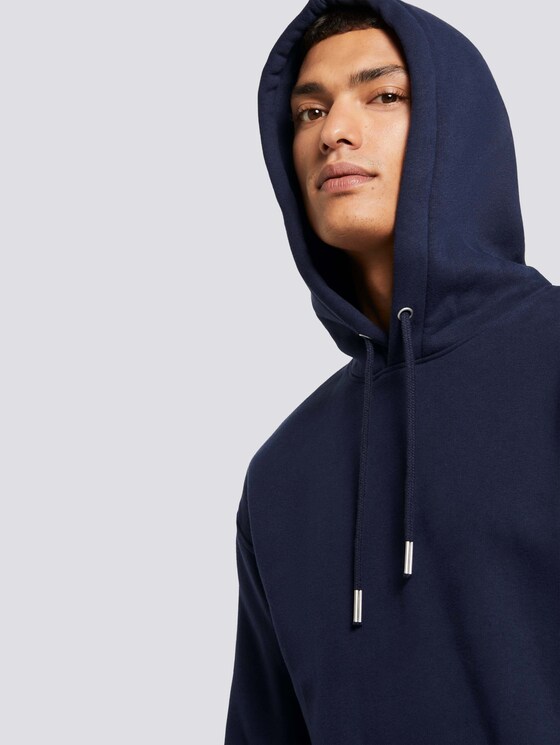 Basic Hoodie - Männer - Sky Captain Blue Basic Hoodie - Männer - Sky Captain Blue - 9 - TOM TAILOR Denim