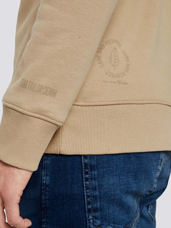 Basic Hoodie - Männer - Smoked Beige Basic Hoodie - Männer - Smoked Beige - 10 - TOM TAILOR Denim