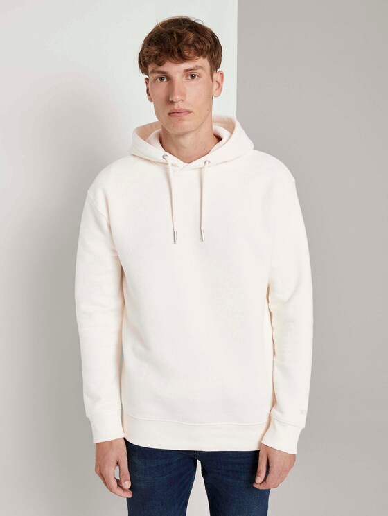 Basic Hoodie - Männer - Wool White Basic Hoodie - Männer - Wool White - 1 - TOM TAILOR Denim