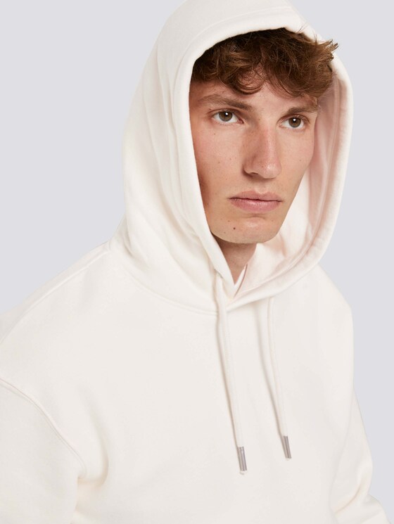 Basic Hoodie - Männer - Wool White Basic Hoodie - Männer - Wool White - 9 - TOM TAILOR Denim