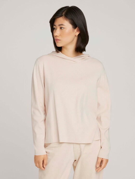 Kapuzenpullover - Frauen - smooth light sand melange Kapuzenpullover - Frauen - smooth light sand melange - 1 - TOM TAILOR