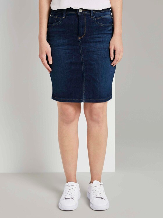 Schichter Jeansrock - Frauen - mid stone wash denim Schichter Jeansrock - Frauen - mid stone wash denim - 1 - TOM TAILOR