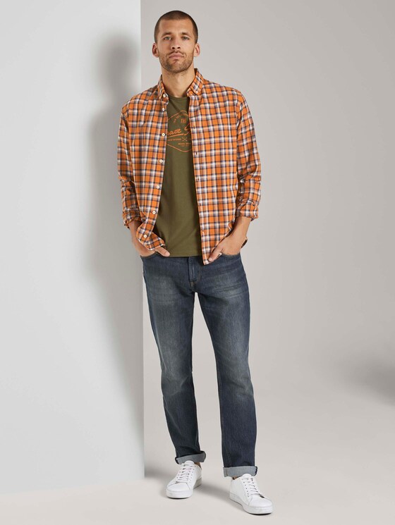 T-Shirt mit Print - Männer - Olive Night Green T-Shirt mit Print - Männer - Olive Night Green - 3 - TOM TAILOR