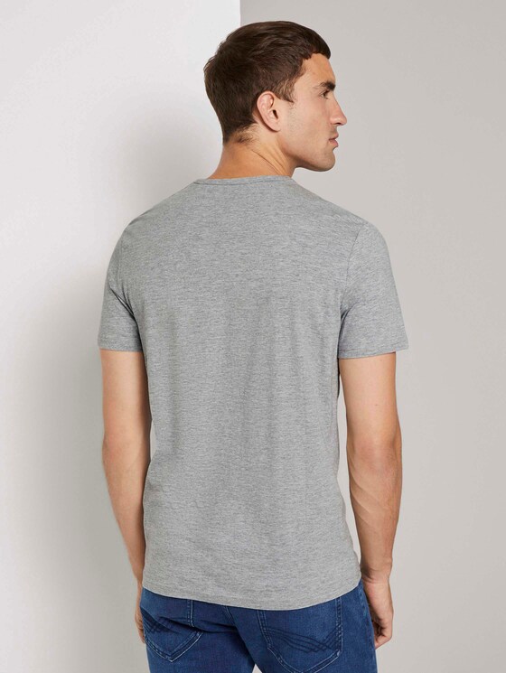 T-Shirt mit Fotoprint - Männer - Middle Grey Melange T-Shirt mit Fotoprint - Männer - Middle Grey Melange - 2 - TOM TAILOR