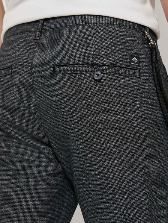 Chino mit feinem Muster - Männer - grey grindle houndstooth Chino mit feinem Muster - Männer - grey grindle houndstooth - 10 - TOM TAILOR Denim
