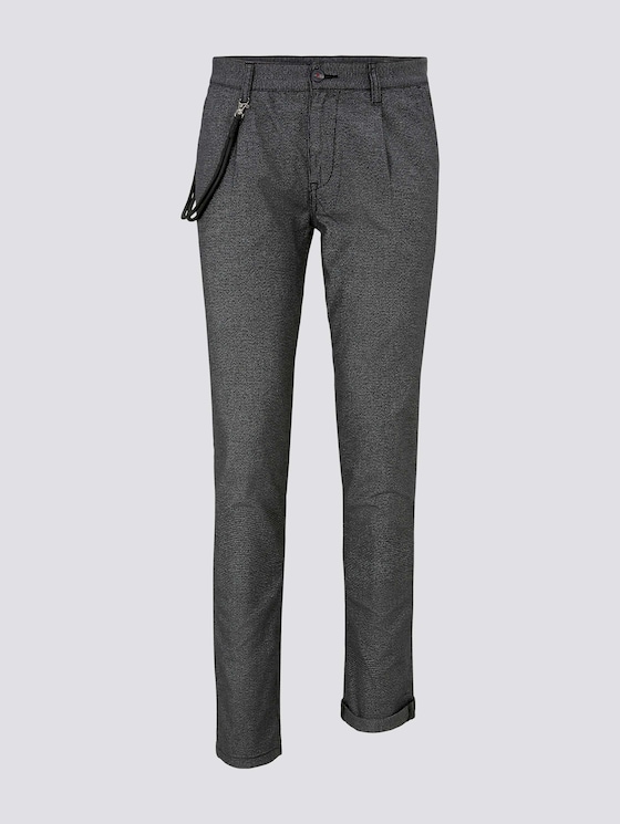 Chino mit feinem Muster - Männer - grey grindle houndstooth Chino mit feinem Muster - Männer - grey grindle houndstooth - 7 - TOM TAILOR Denim