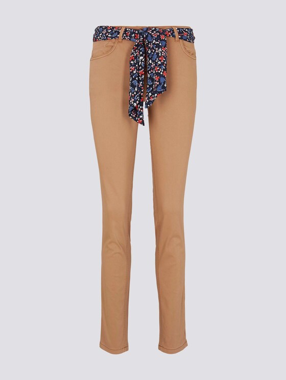 Alexa Slim Jeans mit Bindegürtel - Frauen - light chestnut Alexa Slim Jeans mit Bindegürtel - Frauen - light chestnut - 7 - TOM TAILOR