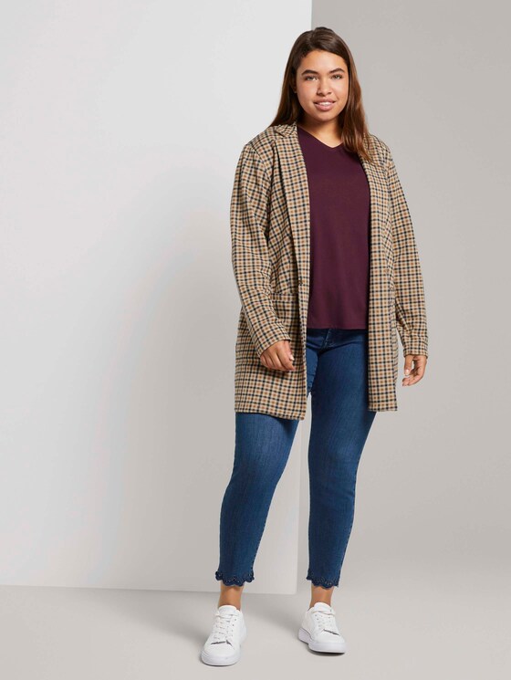Skinny Jeans mit Spitzendetails - Frauen - random bleached blue denim Skinny Jeans mit Spitzendetails - Frauen - random bleached blue denim - 3 - My True Me