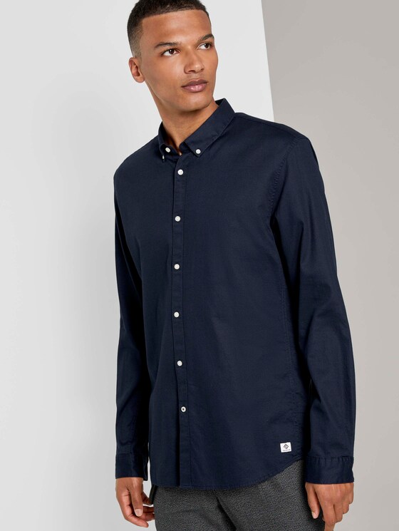 Strukturiertes Hemd - Männer - Sky Captain Blue Strukturiertes Hemd - Männer - Sky Captain Blue - 5 - TOM TAILOR Denim