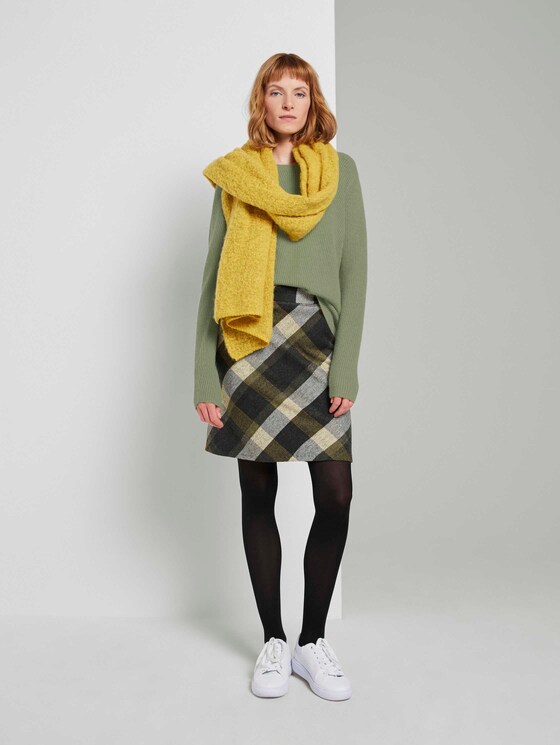 Strukturierter Pullover - Frauen - calm green melange Strukturierter Pullover - Frauen - calm green melange - 3 - TOM TAILOR