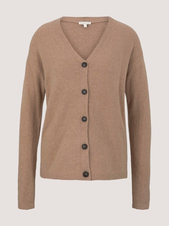 Weicher Cardigan - Frauen - french clay beige melange Weicher Cardigan - Frauen - french clay beige melange - 7 - TOM TAILOR