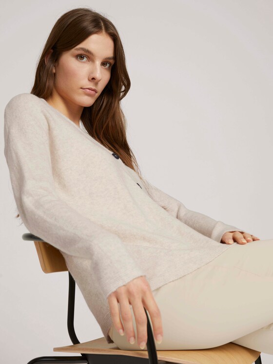 Zacht vest - Vrouwen - smooth light sand melange Zacht vest - Vrouwen - smooth light sand melange - 5 - TOM TAILOR