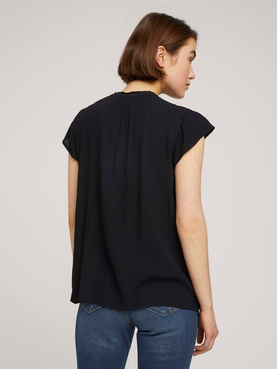 Kurzarm Tunikabluse - Frauen - deep black Kurzarm Tunikabluse - Frauen - deep black - 2 - TOM TAILOR Denim