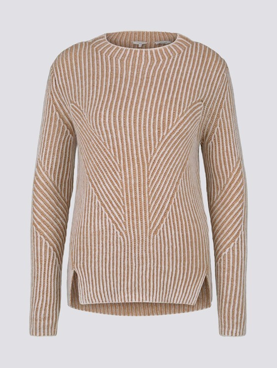 Pullover mit Ripp Struktur - Frauen - Whisper White Pullover mit Ripp Struktur - Frauen - Whisper White - 7 - Mine to five