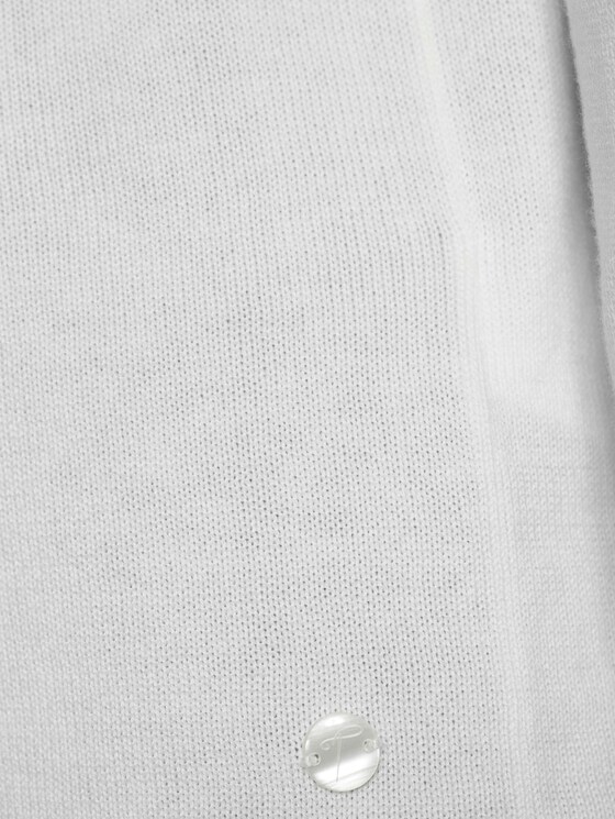 Basic Pullover mit V-Ausschnitt - Frauen - Whisper White Basic Pullover mit V-Ausschnitt - Frauen - Whisper White - 9 - TOM TAILOR