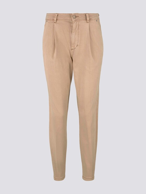 Taps toelopende Jeans met Geplooid Detail - Vrouwen - light ginger Taps toelopende Jeans met Geplooid Detail - Vrouwen - light ginger - 7 - Mine to five