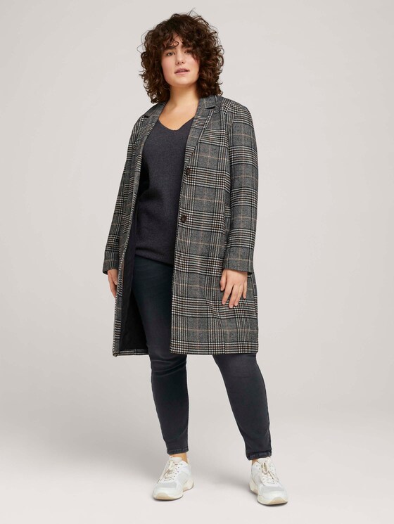 Curvy - Strickpullover mit Struktur - Frauen - Shale Grey Melange Curvy - Strickpullover mit Struktur - Frauen - Shale Grey Melange - 3 - My True Me