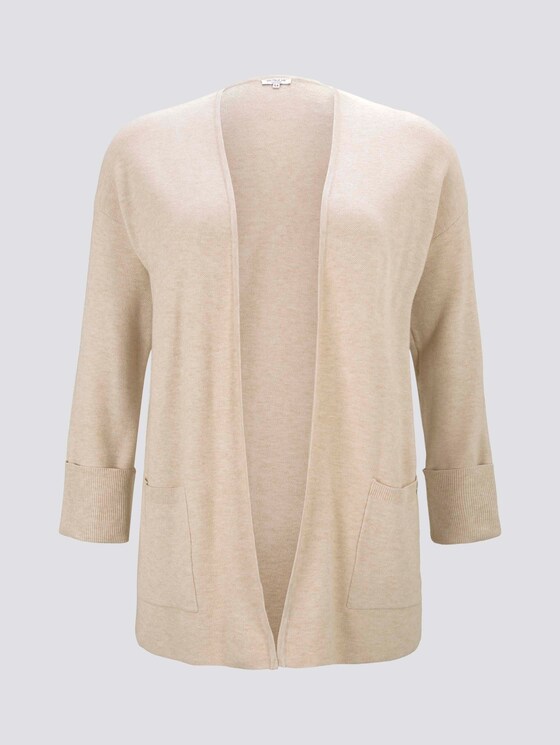 Curvy - Cardigan mit strukturierter Oberfläche - Frauen - sand dune melange Curvy - Cardigan mit strukturierter Oberfläche - Frauen - sand dune melange - 7 - My True Me