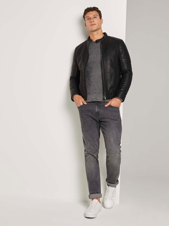 Fein strukturierter Pullover - Männer - Black Fein strukturierter Pullover - Männer - Black - 3 - TOM TAILOR