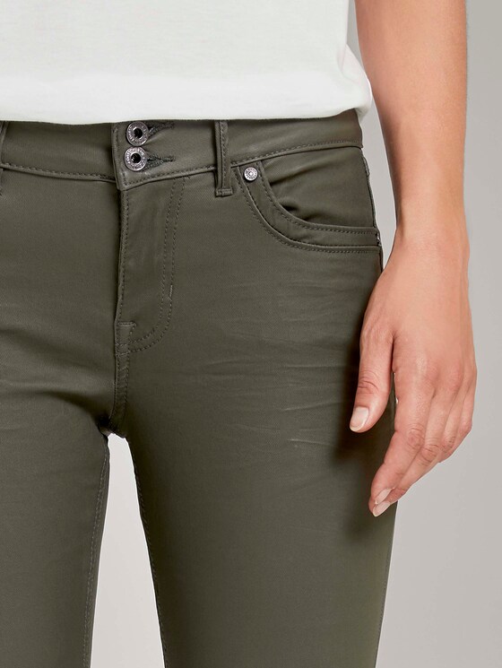 Jona Extra Skinny Jeans in Lederoptik - Frauen - dark green Jona Extra Skinny Jeans in Lederoptik - Frauen - dark green - 10 - TOM TAILOR Denim