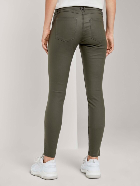 Jona Extra Skinny Jeans in Lederoptik - Frauen - dark green Jona Extra Skinny Jeans in Lederoptik - Frauen - dark green - 2 - TOM TAILOR Denim