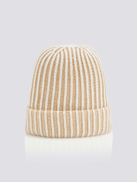 Gerippte Beanie - Frauen - Whisper White Gerippte Beanie - Frauen - Whisper White - 7 - Mine to five