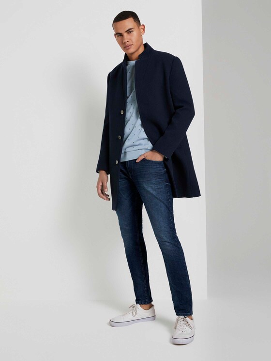 Gemustertes Sweatshirt - Männer - blue organic leaf print Gemustertes Sweatshirt - Männer - blue organic leaf print - 3 - TOM TAILOR Denim