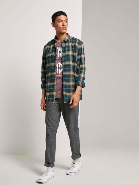 Kariertes Hemd - Männer - green multicolor check Kariertes Hemd - Männer - green multicolor check - 3 - TOM TAILOR Denim