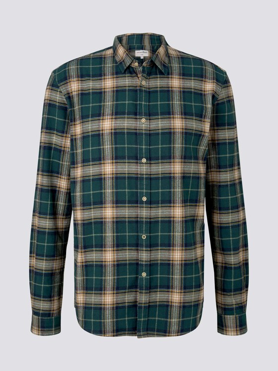 Kariertes Hemd - Männer - green multicolor check Kariertes Hemd - Männer - green multicolor check - 7 - TOM TAILOR Denim