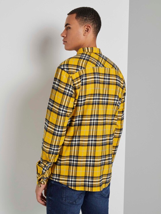 Kariertes Hemd - Männer - mustard multicolor check Kariertes Hemd - Männer - mustard multicolor check - 2 - TOM TAILOR Denim