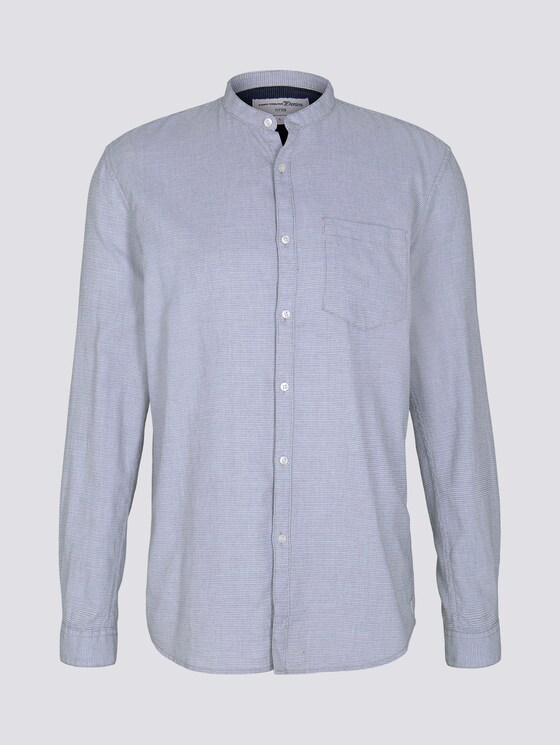 Hemd mit Waffelstruktur - Männer - off white grindle waffle Hemd mit Waffelstruktur - Männer - off white grindle waffle - 7 - TOM TAILOR Denim