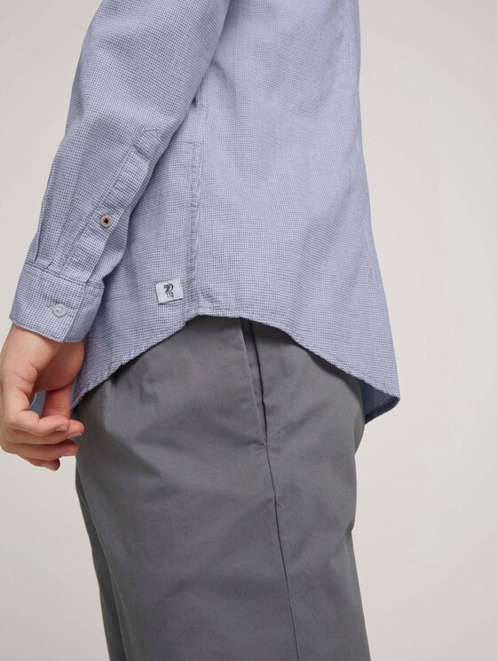 Hemd mit Waffelstruktur - Männer - off white grindle waffle Hemd mit Waffelstruktur - Männer - off white grindle waffle - 9 - TOM TAILOR Denim