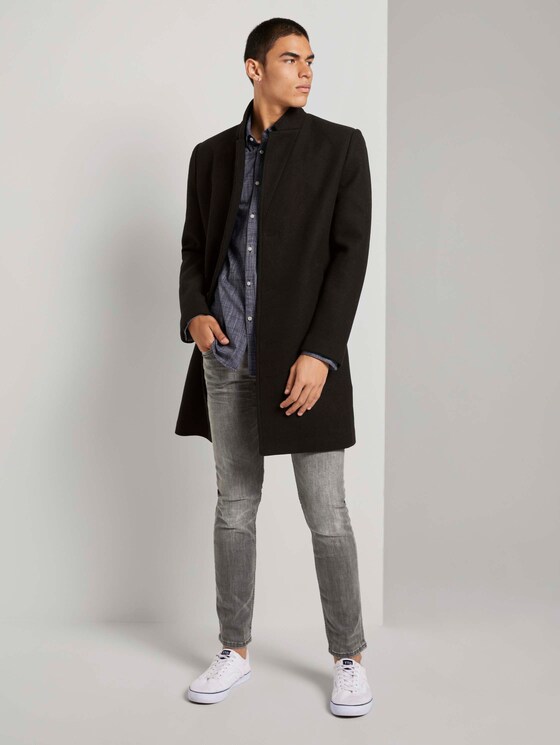 Feines Slim Fit Hemd - Männer - Black Iris Blue Feines Slim Fit Hemd - Männer - Black Iris Blue - 3 - TOM TAILOR Denim