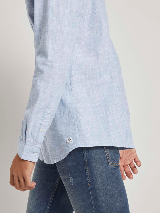 Fijn slim fit overhemd - Mannen - Blue Younder Fijn slim fit overhemd - Mannen - Blue Younder - 9 - TOM TAILOR Denim