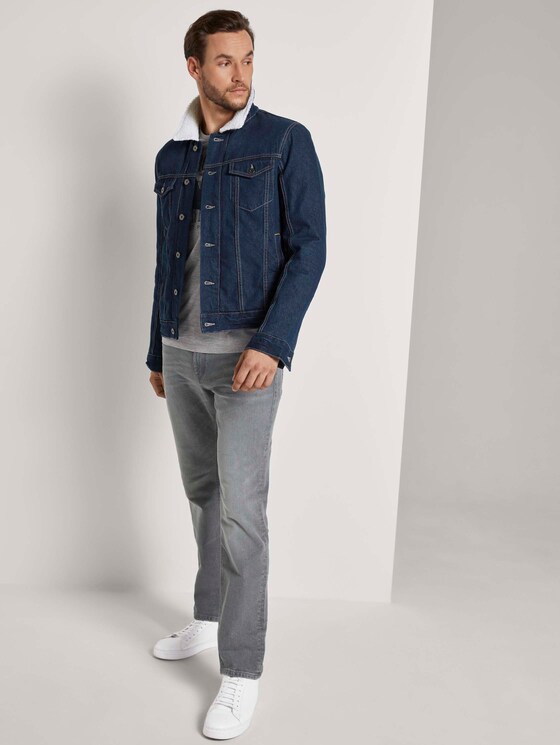Print T-Shirt - Männer - Middle Grey Melange Print T-Shirt - Männer - Middle Grey Melange - 3 - TOM TAILOR
