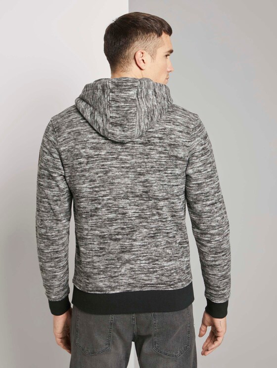 Weiche Fleecejacke mit Kapuze - Männer - Sky Captain Blue Weiche Fleecejacke mit Kapuze - Männer - Sky Captain Blue - 2 - TOM TAILOR
