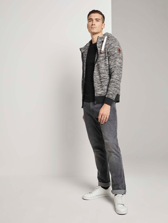 Weiche Fleecejacke mit Kapuze - Männer - Sky Captain Blue Weiche Fleecejacke mit Kapuze - Männer - Sky Captain Blue - 3 - TOM TAILOR